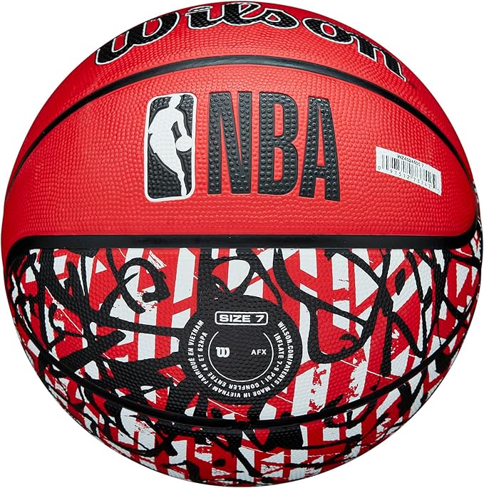 WILSON NBA Team Graffiti Basketballs - Size 7-29.5"