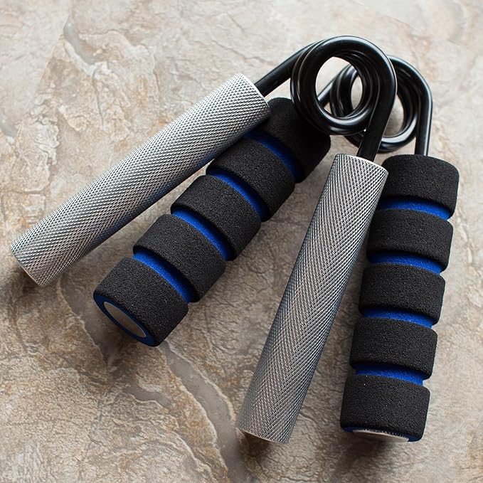 Grip Strength Trainer, Metal Non-Slip Grip,Heavy Duty Grip Strengthener,Wrist Forearm and Hand Exerciser