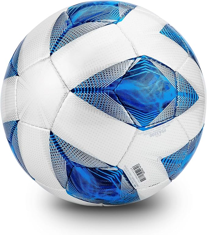 Soft PU Leather Soccer Ball, Indoor Outdoor Team Sports, Training Practicing Game Match Soccer Ball Gift for Adult Youth, 1pcs