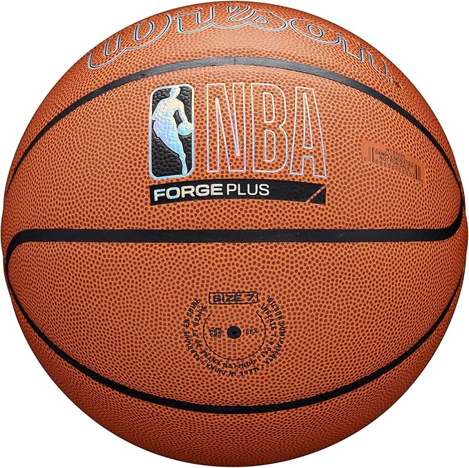 WILSON NBA Forge Plus Indoor/Outdoor Basketballs - Size 6 and Size 7
