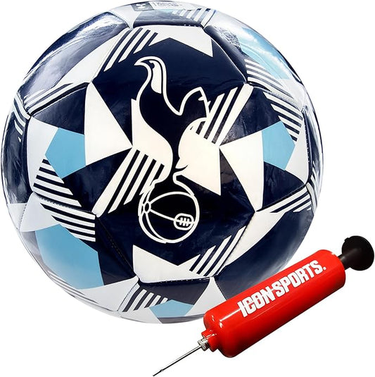 Icon Sports Officially Licensed Tottenham Hotspur Regulation Size 5 Soccer Ball