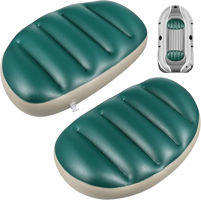 BESPORTBLE 2pcs Kayak Boat Seat Cushion Pad PVC Material Fishing Cushion Inflatable Seat for Boat Kayak Canoe Boat