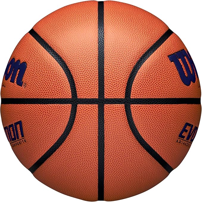 WILSON Evolution Indoor Game Basketballs - Size 5, Size 6 and Size 7