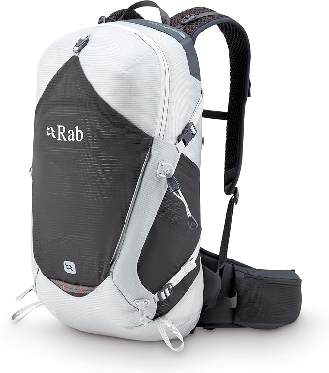 Rab Protium Lightweight Backpack - Comfortable Daypack for Hiking & Trekking - Dark Pewter/Anthracite - 20-Liter (Back Length - Medium/Large)