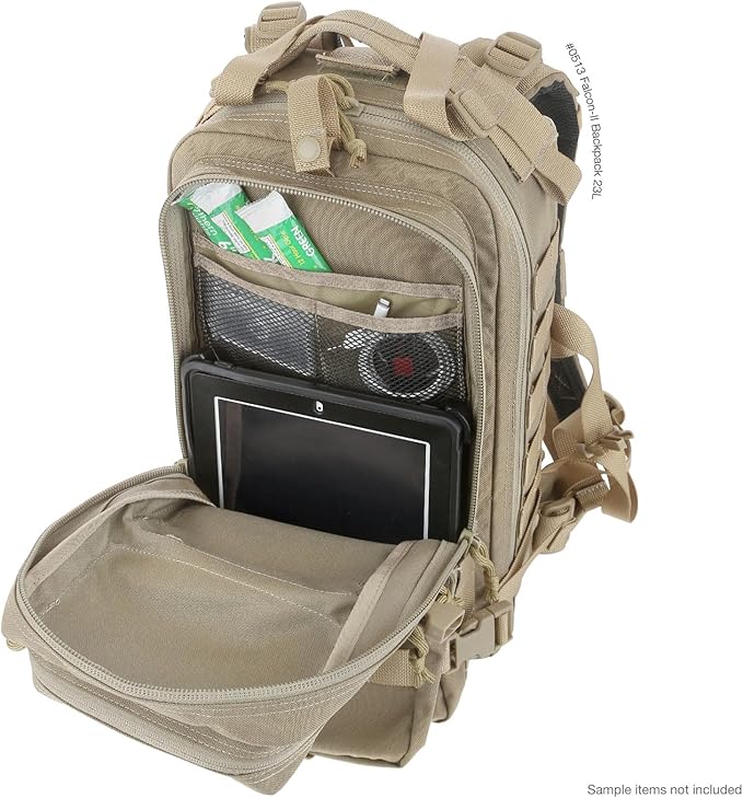MAXPEDITION Falcon-II Backpack, 23L Tactical Backpack, Survival Pack, Bug Out Bag, MOLLE Go Bag for EDC, 0513