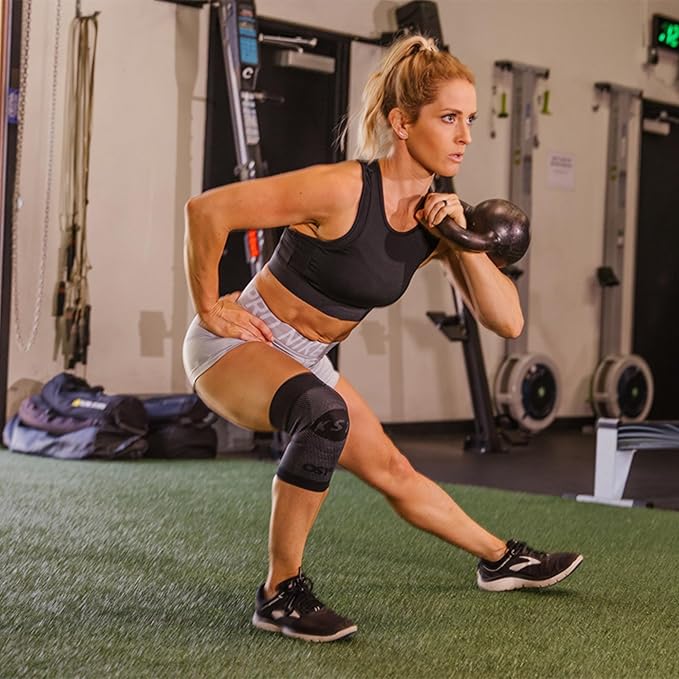 OS1st KS7 Performance Knee Brace with Compression Zone Technology–Stabilizing Knee Sleeve for Pain Relief, Patella Support, Running, Arthritis, Men & Women