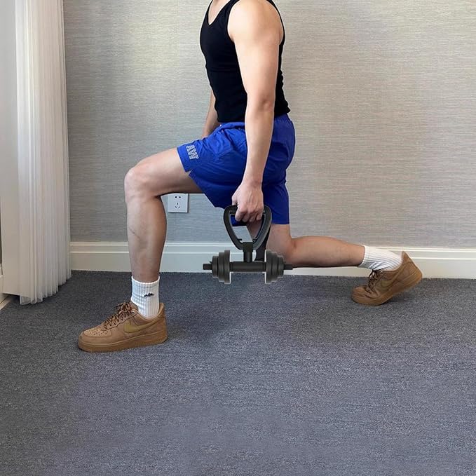 Dumbbell Converter for Strength Training-Convert Dumbbells to Mace Bell,Grip Steel Club,Revolve Steel Macebell,Woman&Man Full Body Workout,Stretching,Rehabilitation,Conditioning and Rotational Training