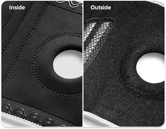 POWERLIX Adjustable Compression Knee Brace for Men & Women, featuring Stabilizers & Patella Support, Optimal Recovery for Knee Pain, Medical Knee Sleeve for Arthritis, Weightlifting, Dance, Running