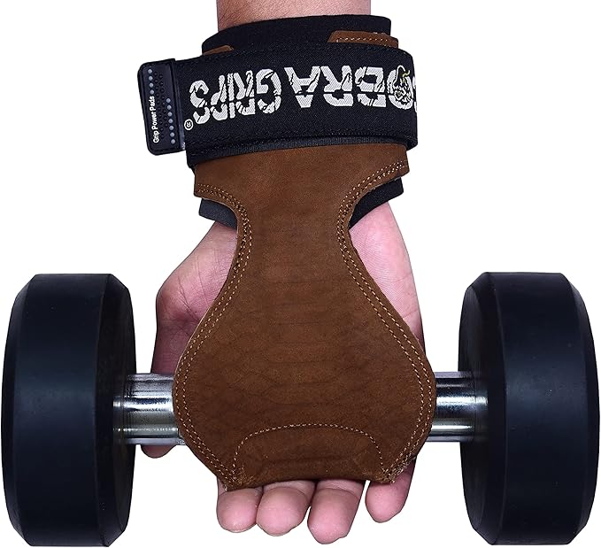 Cobra Grips PRO Weight Lifting Gloves Heavy Duty Straps Alternative Power Lifting Hooks for Deadlifts Adjustable Neoprene Padded Wrist Support Bodybuilding