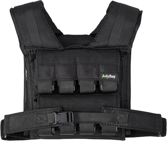 Adjustable Weighted Vest for Men and Women with Removable Weights, Weighted Vests for Posture, 20lbs | 35lbs Durable Body Weight Vest for Walking, Running, Cardio, CrossFit, Strength, and Workout