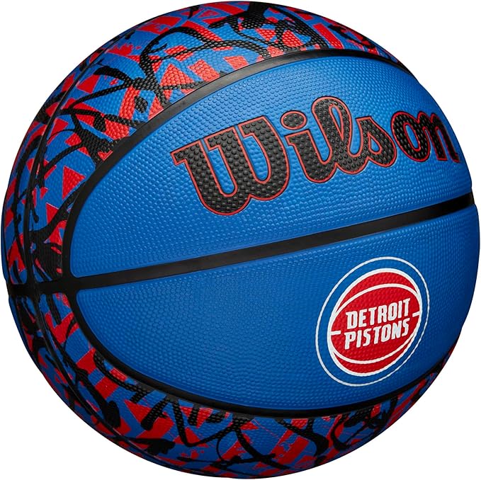 WILSON NBA Team Graffiti Basketballs - Size 7-29.5"