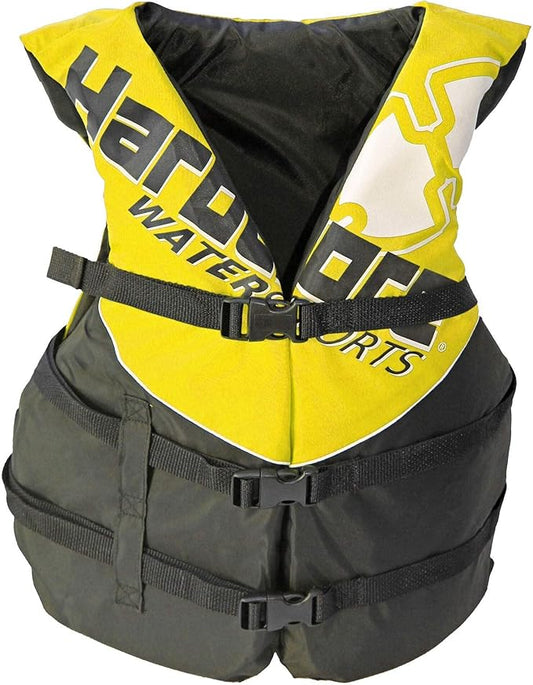 Hardcore Coast Guard Type III PFD for Youth Child Teen Adult; Life Vest Flotation Device; Life Jacket Paddle Vest for Big Kids, Jet ski, Wakeboard, Hardshell Kayak Life Jacket