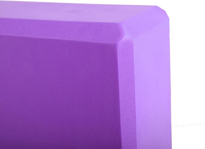 EXERZ Yoga Blocks 2 pack, Gym Blocks, Exercise Workout Fitness Bricks, Pilates Stretch Handstand Non-Slip