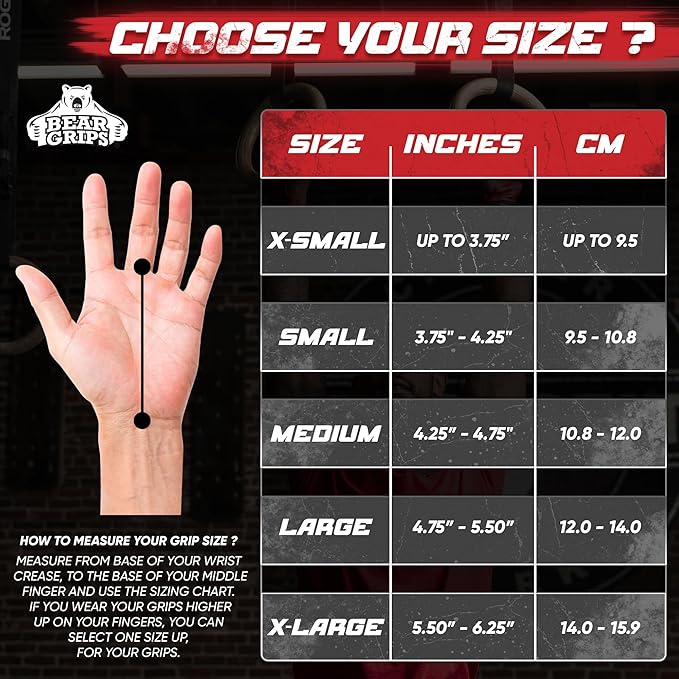 Bear Grips Two Hole Hand Grips, Three Hole Pull Up Grips, No Hole Wrist Grips, WOD Grips for Men and Women. Carbon Fiber Hands Grips, Titanium Hand Grips for Weight Lifting, Speed Pull Up Gloves Grip