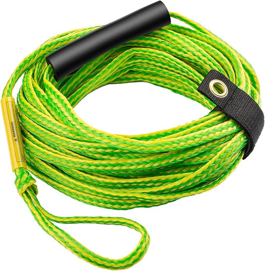 Botepon Tow Rope for Tubing, Tow Rope for Towable Tubes for Boating, Tow Rope for Pulling Tube with Pontoon Boat Jet Ski, 60ft