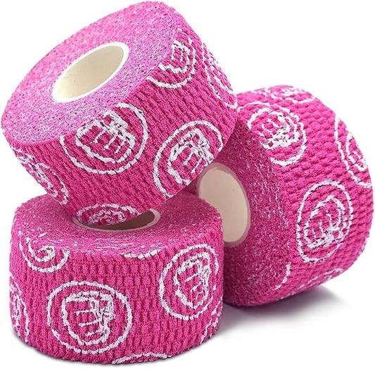 WOD Nation Flexible Hook-Grip Athletic Tape – Easy-Tear, Sweat-Proof Thumb & Finger Strips for Weightlifting