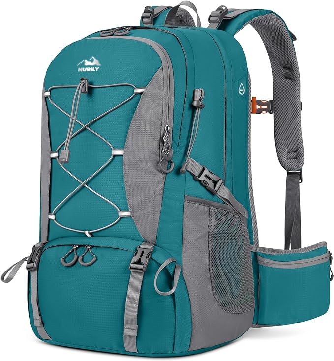NUBILY 50L Hiking Backpack Waterproof Camping Backpack for Men Women Lightweight HIking Daypack Outdoor Travel Daypack