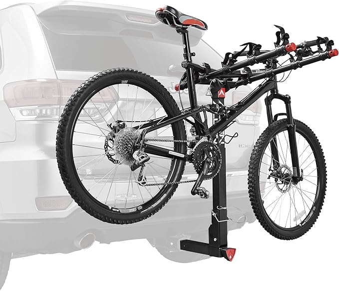 Allen Sports Deluxe Locking Quick Release 5-Bike Carrier for 2 in. Hitch, Model 552QR , Black