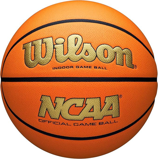 WILSON NCAA Evo NXT Official Indoor Game Basketballs - Sizes 6 and 7