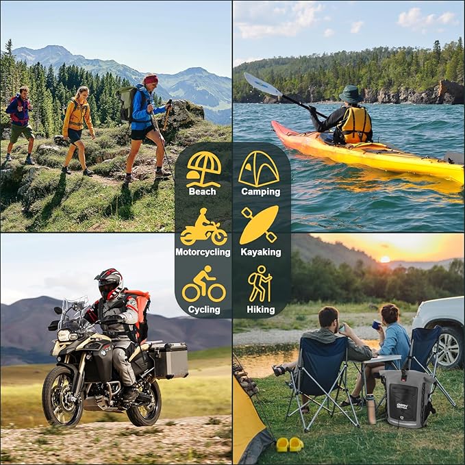 Waterproof Backpack Dry Bag 35L/55L/85L – Heavy Duty Roll-Top Hiking Backpack Sack Keeps Gear Dry for Travel, Kayaking, Boating, Camping, Rafting and Fishing