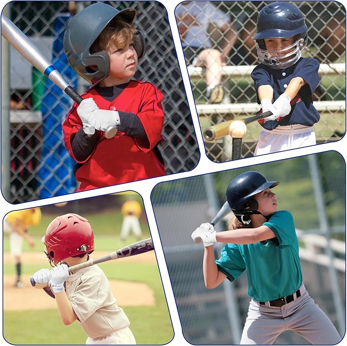HANDLANDY Baseball Batting Gloves for Adult Youth, Grip Breathable Softball Batting Gloves Fit Men Kids Boys Girls