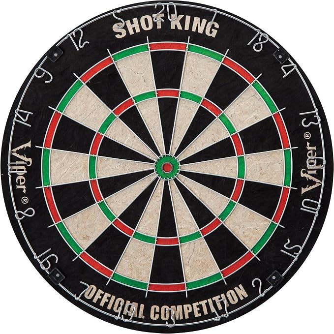 Viper by GLD Products Metropolitan Solid Wood Cabinet & Sisal/Bristle Dartboard Play-Ready Bundle