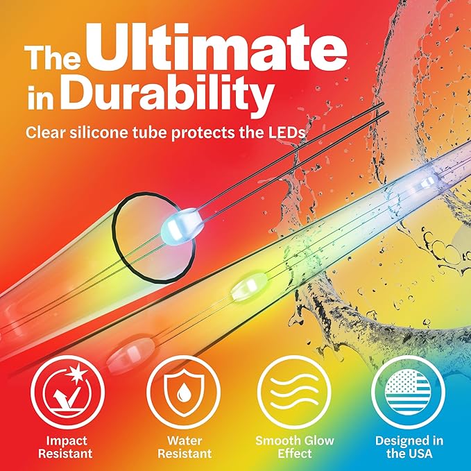 Brightz WheelBrightz LED Bike Wheel Lights - 2025 Edition with Superior Straps & LED-Weatherproof Shield! 14 Colors - Unmatched Durability, Visibility & 48+ Hours of Dazzling Illumination