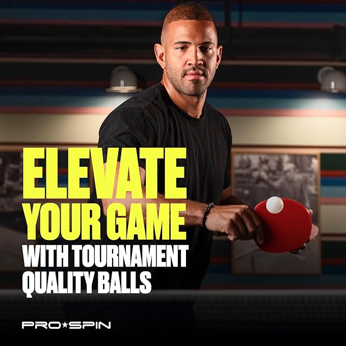 PRO SPIN 3-Star Ping Pong Balls – Professional White 40+ Table Tennis Balls | 3-Star Premium 40 Training & Competition Balls | Bulk, 10-Pack, and 3-Pack Options for Elite Players