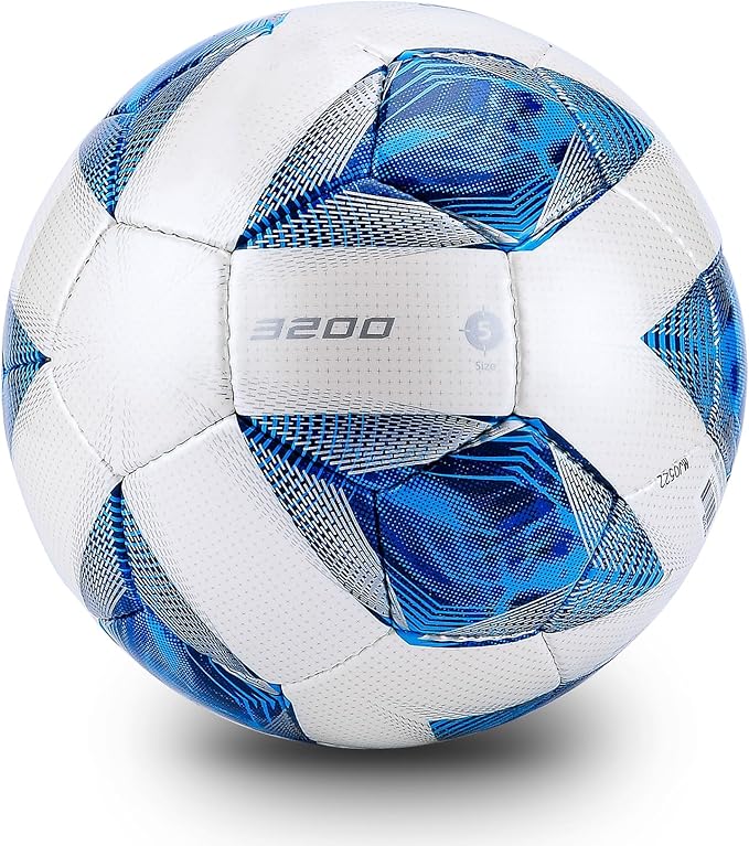 Soft PU Leather Soccer Ball, Indoor Outdoor Team Sports, Training Practicing Game Match Soccer Ball Gift for Adult Youth, 1pcs