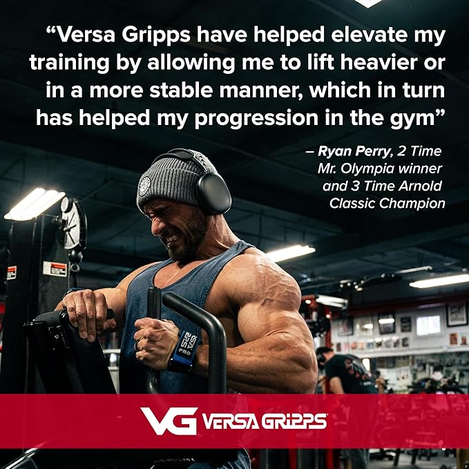 Versa Gripps® Pro, Made in The USA, Wrist Straps for Weightlifting Alternative, The Best Training Accessory