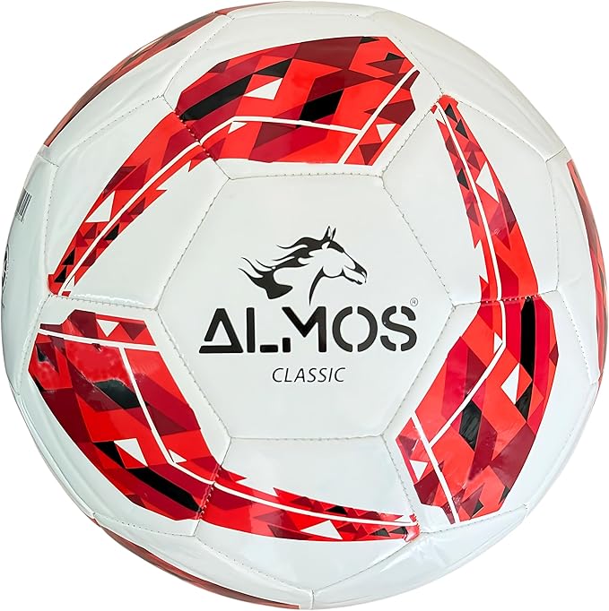 Almos Classic 32 Soccer Ball – for Club Match, Training, Match Performance, Indoor & Outdoor Soccer, Suitable for Grass & Astro | 32 Panel | for Youth & Adult Soccer Players |