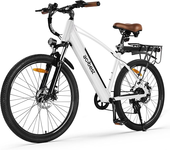 Core Electric Bike for Adults - Peak 1000W/1200W Brushless Motor Ebike, 468&500Wh Removable Built in Battery 26&27.5X2.1 Tire Step Over Bicycle with 7 Speed, Commute E Bikes