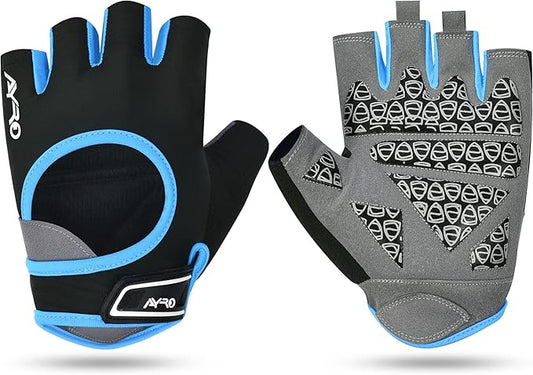 AYRO Breathable Weight Lifting Gym Workout Gloves with Extra Grip for Men & Women, Exercise Gloves with Full Palm Protection, Removal with Durable Closure, for Weightlifting