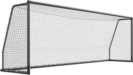 NAIZEA Soccer Goal - 12x6FT/16x7FT/10x6FT/8x6FT/6x4FT Soccer Goals for Backyard - Metal Soccer Goals for Youth Adult - Multiple Sizes Colors - Perfect for Games Indoor Outdoor Practice