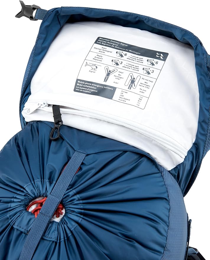 Rab Protium Lightweight Backpack - Comfortable Daypack for Hiking & Trekking - Tempest Blue - 35-Liter (Back Length - Medium/Large)