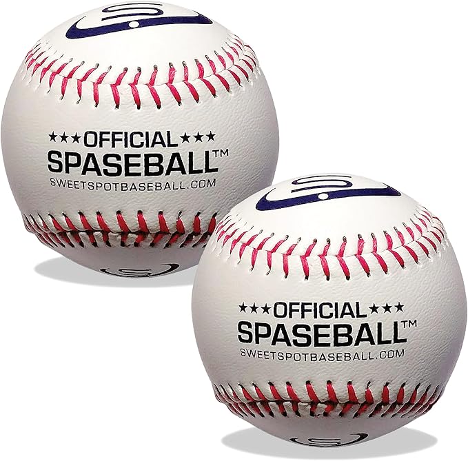 SweetSpot Plastic Baseball Spaseballs | Backyard Plastic Baseballs for Youth, Kids, Teens, and Adults
