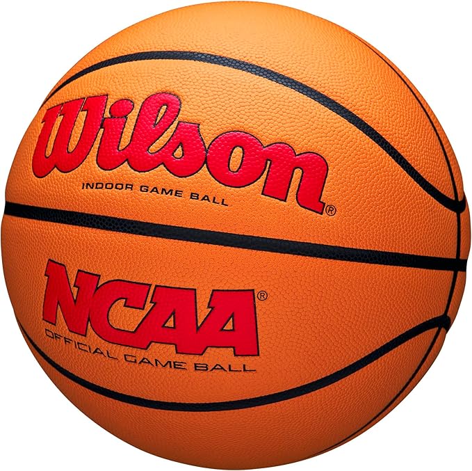 WILSON NCAA Evo NXT Official Indoor Game Basketballs - Sizes 6 and 7