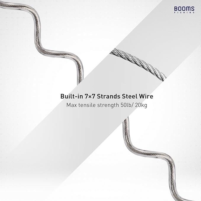 Booms Fishing T02 Fishing Pole Tether, Kayak Paddle Leash, Paddle Board Fishing Accessories, Heavy Duty Fishing Lanyard for Fishing Tools/Rods/Paddles