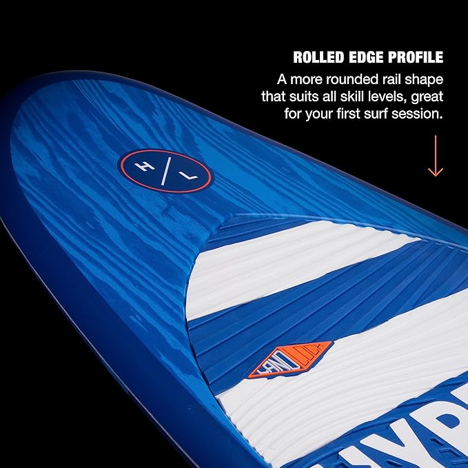 Hyperlite Landlock Wakesurf Board – Forgiving Longboard Style Wakesurf Board - Perfect for Beginners and Intermediate Riders or for Your First Surf Session