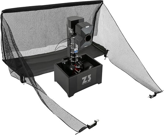Professional Table Tennis Robot Machine, Ping Pong Ball Machine with Net, Automatic Table Tennis Ball Machine with Catch Net, Multiple Serving Modes, Adjustable Speed, Remote Control, 100 Abs Balls