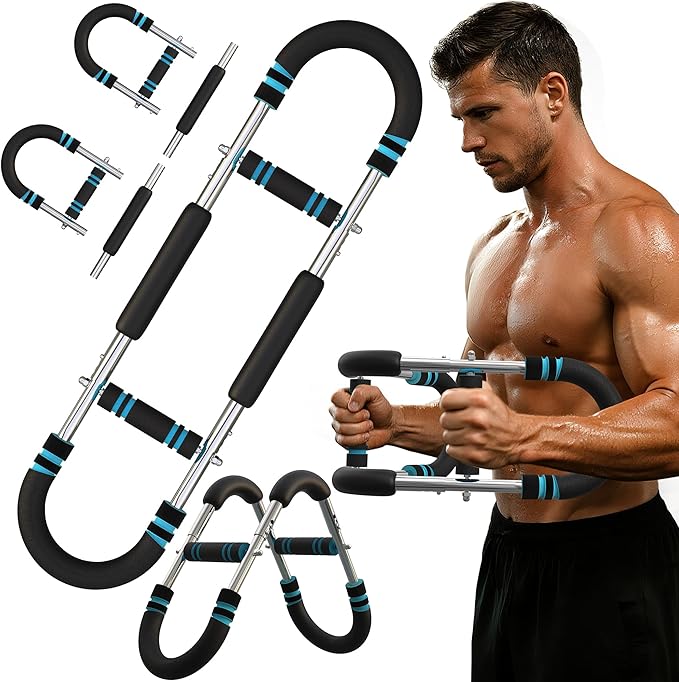 Twister Arm Trainer for Men, Adjustable 50-130Lbs Chest Workout Equipment, Arm Trainer, Twister Arm Trainer Portable Shoulder Strength Exerciser Machine for Fitness People