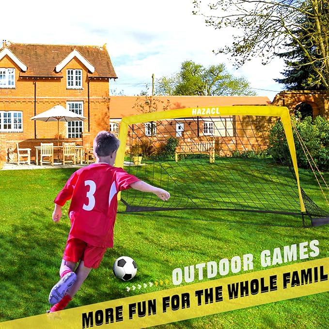Kid Soccer Goals for Backyard Portable Soccer Nets for Backyard Large Pop Up Soccer Goals Nets with Carry Bag for Indoor or Outdoor