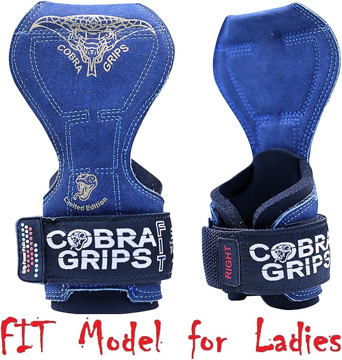Cobra Grips PRO Weight Lifting Gloves Heavy Duty Straps Alternative Power Lifting Hooks for Deadlifts Adjustable Neoprene Padded Wrist Support Bodybuilding