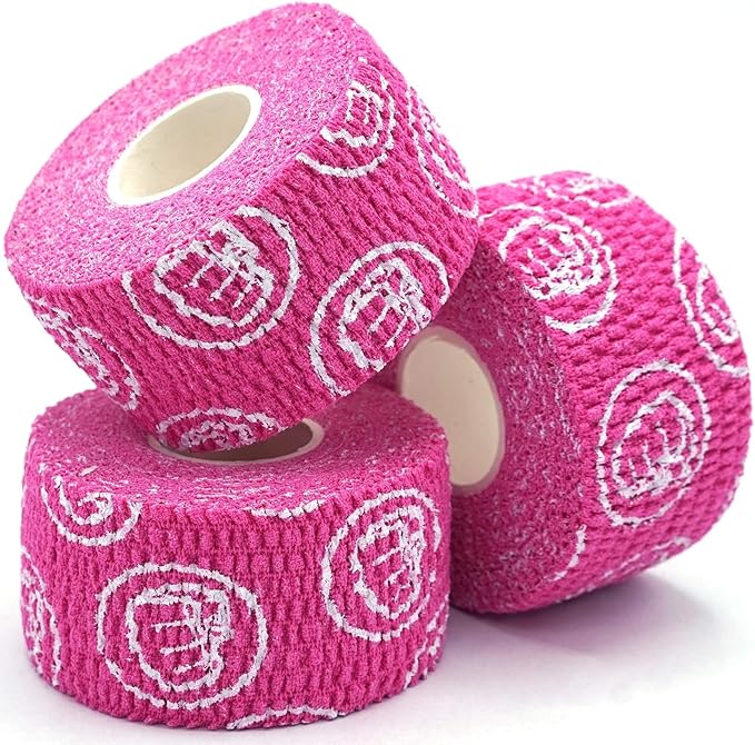 WOD Nation Flexible Hook-Grip Athletic Tape – Easy-Tear, Sweat-Proof Thumb & Finger Strips for Weightlifting