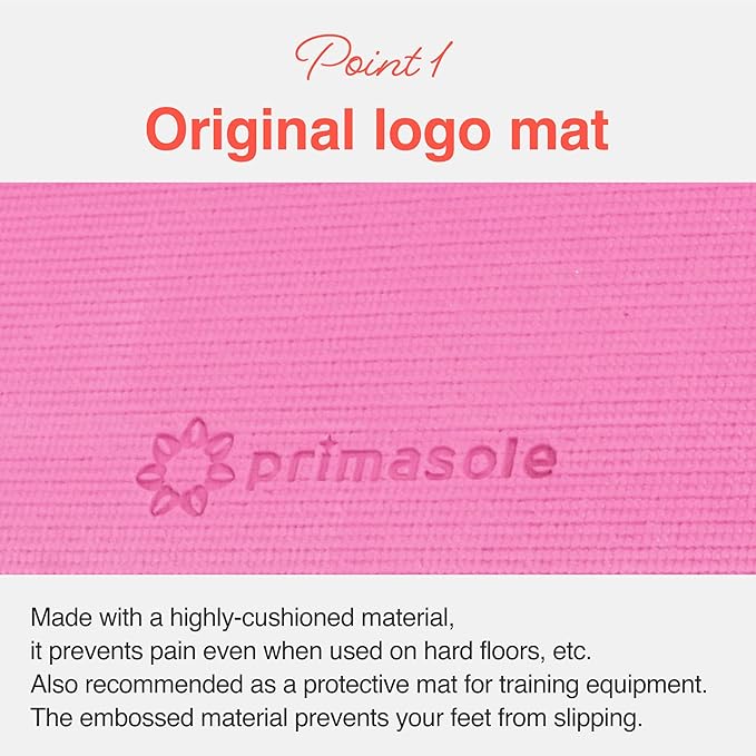 Yoga Mat with Carry Strap for Yoga Pilates Fitness and Floor Workout at Home and Gym Non-slip 9 colors