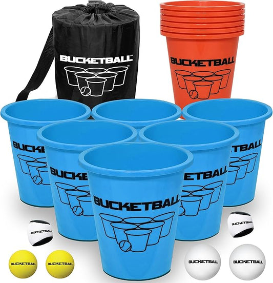 BucketBall | Original, Largest & Most Durable Brand | Supports USA Jobs | Ultimate Outdoor & Tailgate Game | Perfect for Beach, Pool, Lawn, Yard, Camping