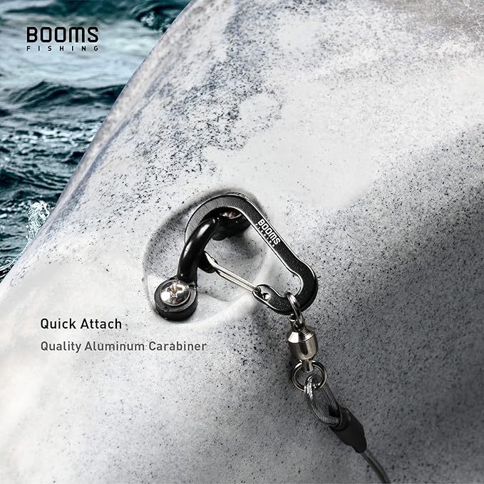 Booms Fishing T02 Fishing Pole Tether, Kayak Paddle Leash, Paddle Board Fishing Accessories, Heavy Duty Fishing Lanyard for Fishing Tools/Rods/Paddles