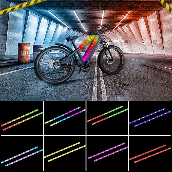 LED Bike Lights for Night Riding,Can Be Cropped,Waterproof,for Kids, Adults, Boys and Girls