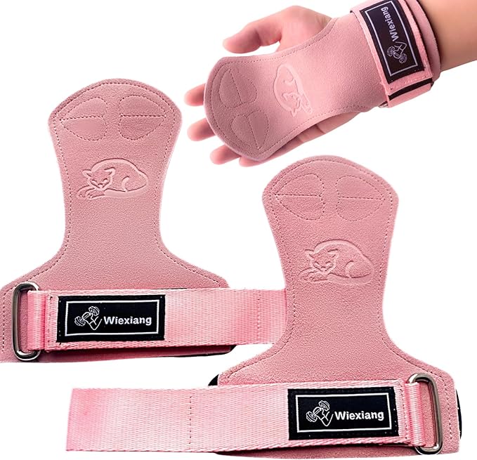 Adjustable Neoprene Padded Wrist straps for Weightlifting,Weight Lifting Straps Gym weight lifting wrist wraps，Gym Accessories for women for Men/Women(Pair)