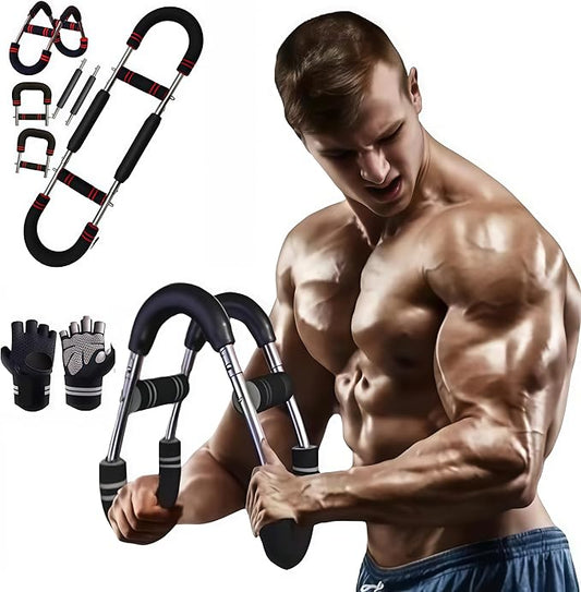Twister Arm Trainer for Men, Adjustable Arm and Chest Muscle Trainer, 20-60lb 40-90lb 70-110lb Chest Workout Device, Detachable Portable Spring Resistance for Home Gym, Upper Body Workout Equipment